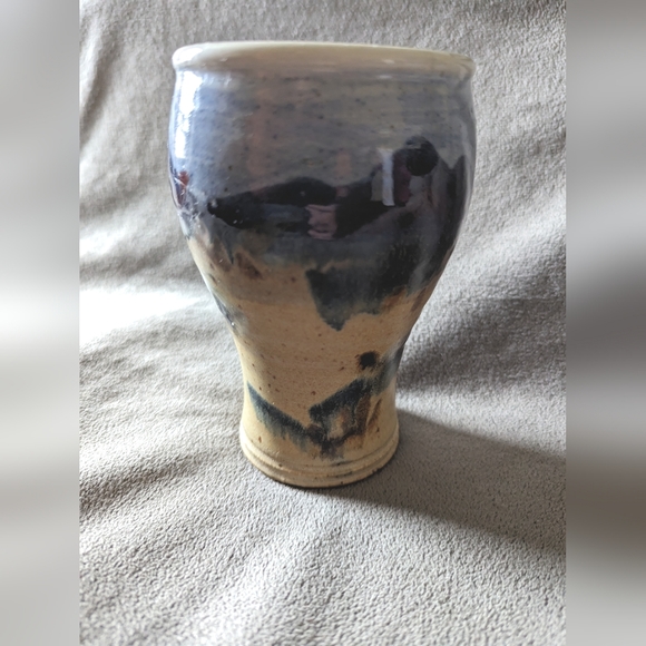 Studio Art Pottery vase coffee mug Old Faithful Fire Hole Pottery Carl Sheehan - Picture 1 of 9